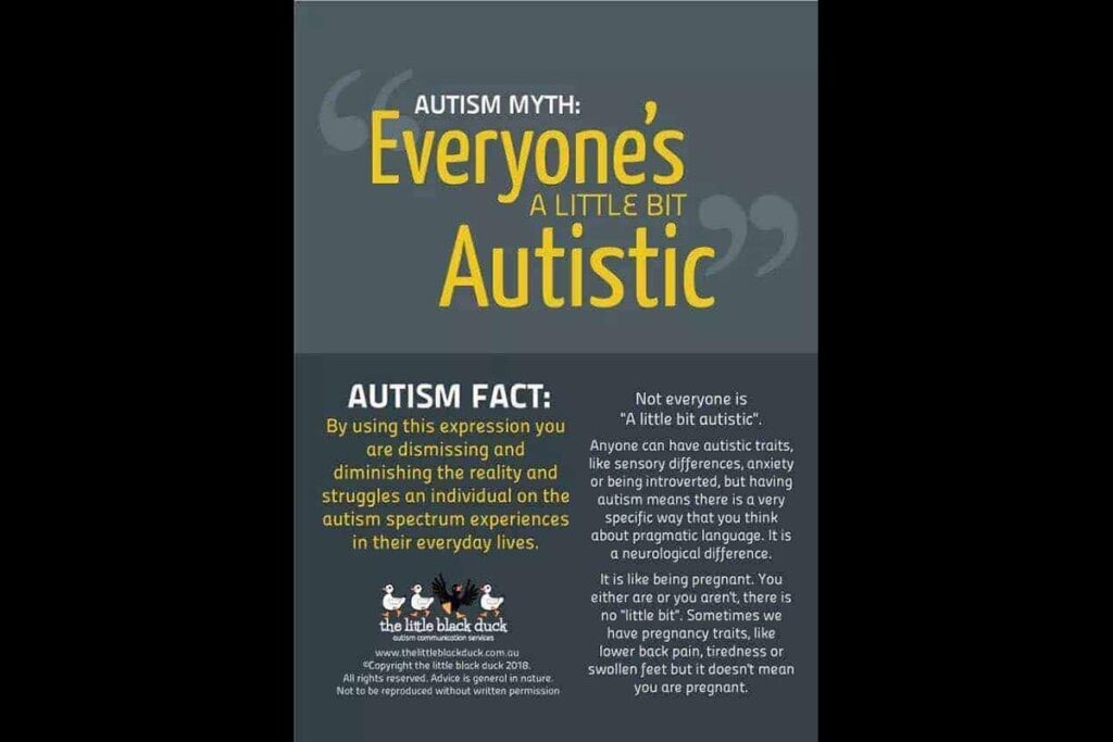 een beetje autisme bestaat niet
